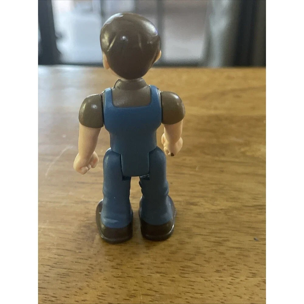 Fisher Price Sweet Streets Overalls Farmer Dollhouse Figure 2008